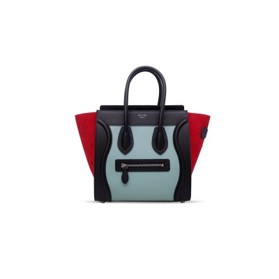 CELINE TOTE IN LUGGAGE MICRO PEBBLED CALFSKIN 167793DRU-38NV (27*27*15cm)